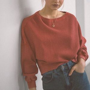 Urban outfitters out from under coral thermal top